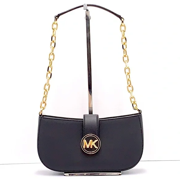 MICHAEL KORS
Carmen Small Shoulder
Pochette Bag
Black
NWT - Picture 15 of 16